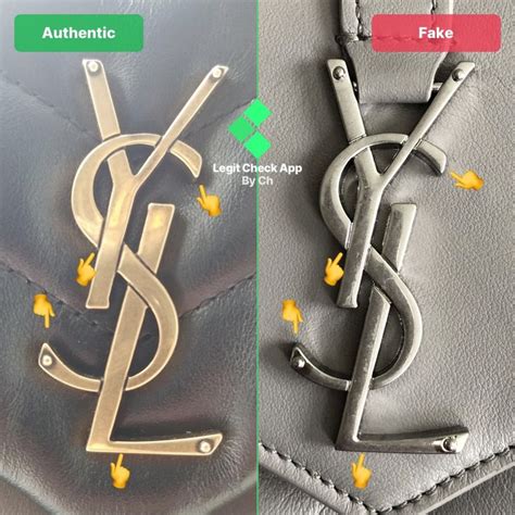 logo ysl falso|real ysl logo.